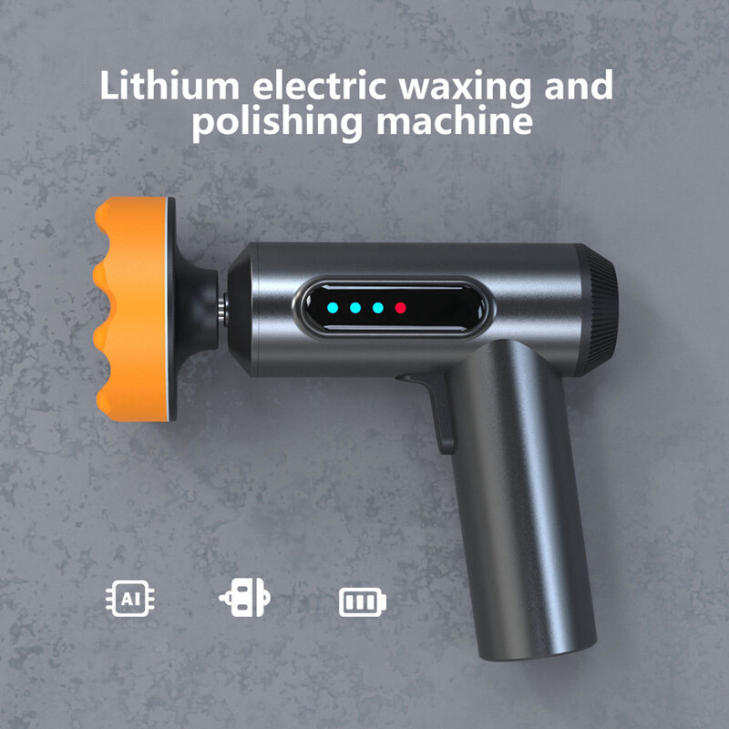 Slefuitor de mașini Dispozitiv de lustruit manual fără fir Mașină de lustruit cu ceară Unelte electrice pentru curățarea caroseriei de mașină Repararea cu ceară 7,4 V 84 W