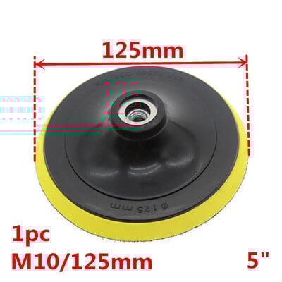 Δίσκος 3/4/5/6/7 ιντσών Self Hesive Δίσκος και ράβδος τρυπανιού για Φροντίδα βαφής αυτοκινήτου Γυαλιστερό μαξιλαράκι συρρέουν γυαλόχαρτο κορόιδο Flocking δίσκος λείανσης