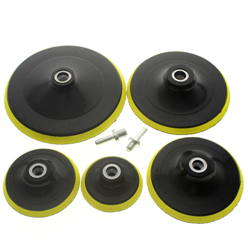 Δίσκος 3/4/5/6/7 ιντσών Self Hesive Δίσκος και ράβδος τρυπανιού για Φροντίδα βαφής αυτοκινήτου Γυαλιστερό μαξιλαράκι συρρέουν γυαλόχαρτο κορόιδο Flocking δίσκος λείανσης