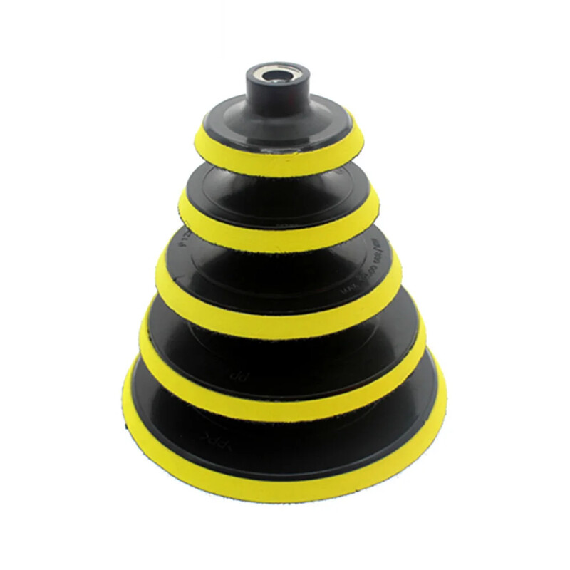 Δίσκος 3/4/5/6/7 ιντσών Self Hesive Δίσκος και ράβδος τρυπανιού για Φροντίδα βαφής αυτοκινήτου Γυαλιστερό μαξιλαράκι συρρέουν γυαλόχαρτο κορόιδο Flocking δίσκος λείανσης