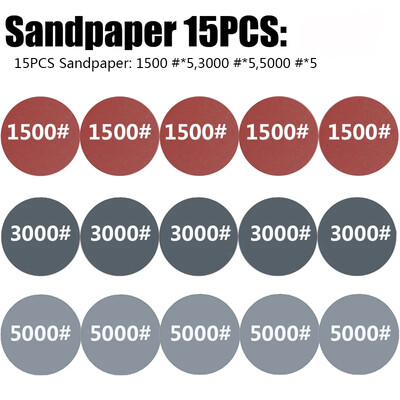 3/4/5/6/7 collu automašīnu pulēšanas disks, pašlīmējošs pulēšanas spilventiņš Vaksācijas sūklis vates riteņu pulēšanas spilventiņš priekšējo lukturu remonta automašīnu pulēšanas līdzeklis