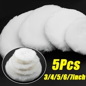 5 kom. Jastučić za poliranje automobila Vuneni disk za poliranje Karoserija automobila Jastučić za poliranje voskom Paint Care Jastučić za poliranje Alati za čišćenje automobila 3/4/5/6/7 inča