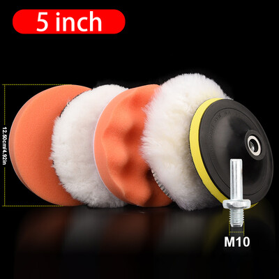 SEAMETAL 6 buc. disc de lustruit pentru mașină, kit de tampoane cu burete