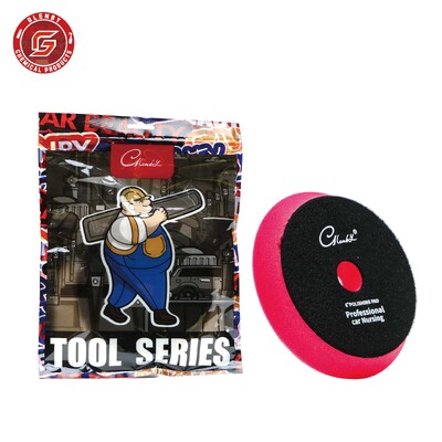 Tampoane de lustruit pentru lustruire de 5 inci, cu burete plat din spumă, pentru set de tampoane pentru lustruire auto, tampoane de lustruit pentru îngrijirea auto