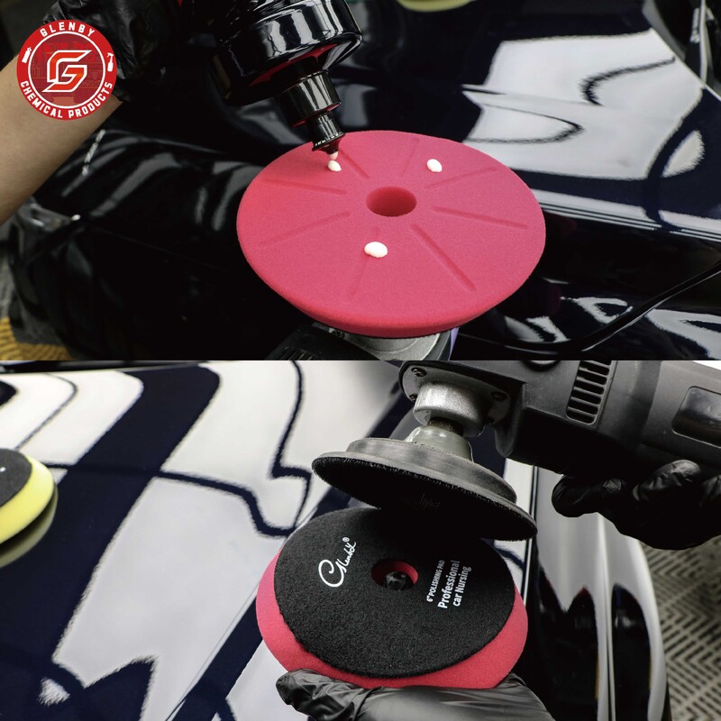 Tampoane de lustruit pentru lustruire de 5 inci, cu burete plat din spumă, pentru set de tampoane pentru lustruire auto, tampoane de lustruit pentru îngrijirea auto