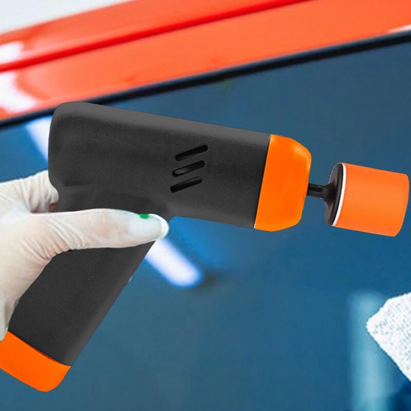 Mașină de lustruit mașină, rotativă, auto-tampon, lustruit cu ceară, kit de lustruit pentru mașină, pentru lustruirea și epilarea cu ceară a detaliilor auto, 2 viteze variabile