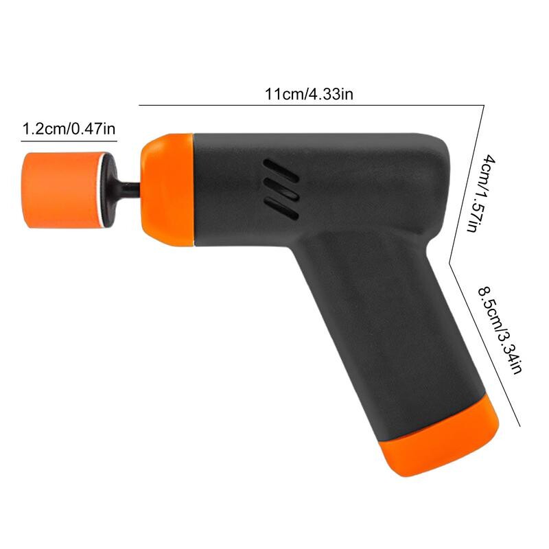 Mașină de lustruit mașină, rotativă, auto-tampon, lustruit cu ceară, kit de lustruit pentru mașină, pentru lustruirea și epilarea cu ceară a detaliilor auto, 2 viteze variabile