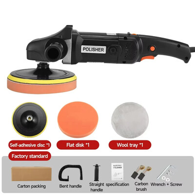 Polizor auto de mare putere 1400W, 8 trepte, frumusețe automată, mașină electrică de lustruit cu ceară, instrumente portabile pentru repararea zgârieturilor