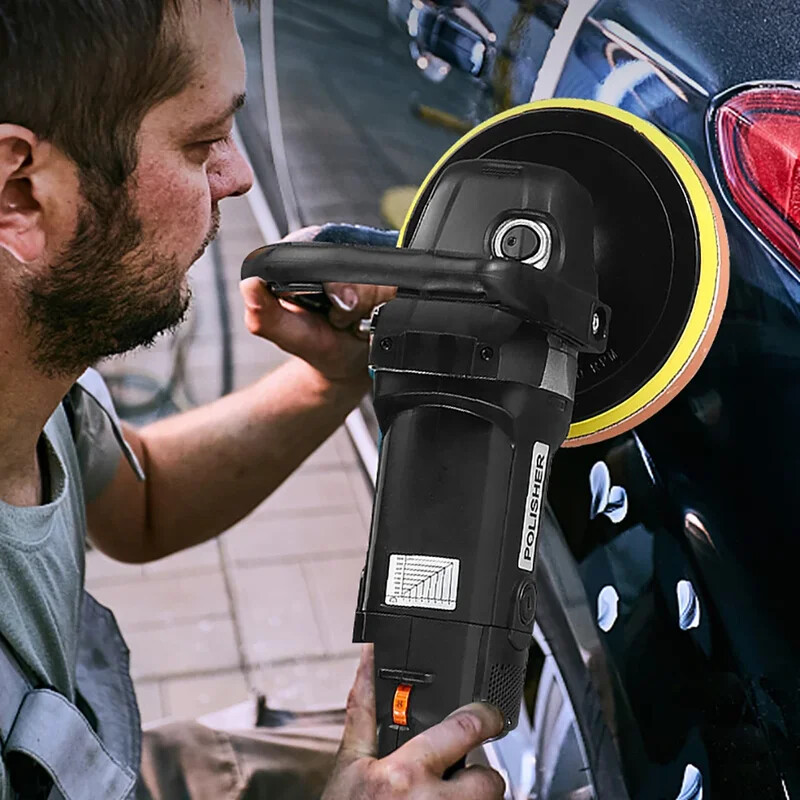 Polizor auto de mare putere 1400W, 8 trepte, frumusețe automată, mașină electrică de lustruit cu ceară, instrumente portabile pentru repararea zgârieturilor