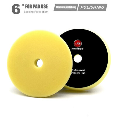 AUTOBRIGHT 5 "6" 7 "Disc de lustruit pentru mașină Profession Pad Slefuit Burete pentru mașină Detaliere rapidă Spălare Ceară Oglindă Epilare cu ceară Burete curat