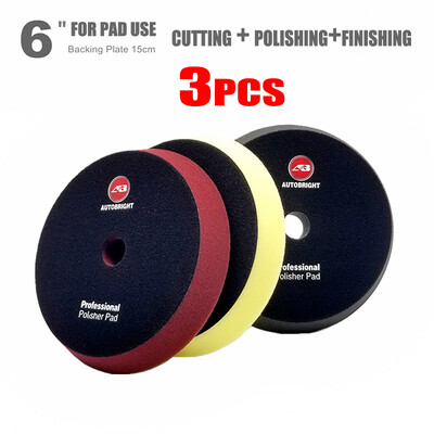 AUTOBRIGHT 5 "6" 7 "Disc de lustruit pentru mașină Profession Pad Slefuit Burete pentru mașină Detaliere rapidă Spălare Ceară Oglindă Epilare cu ceară Burete curat