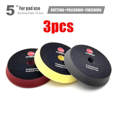 AUTOBRIGHT 5 "6" 7 "Disc de lustruit pentru mașină Profession Pad Slefuit Burete pentru mașină Detaliere rapidă Spălare Ceară Oglindă Epilare cu ceară Burete curat