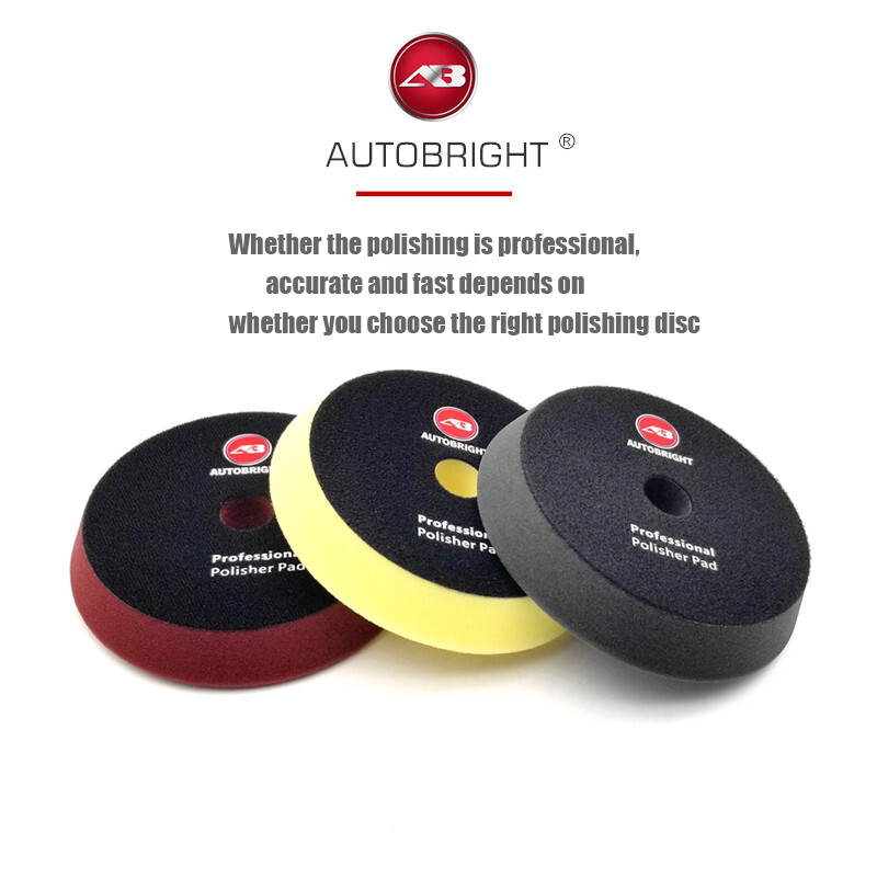 AUTOBRIGHT 5 "6" 7 "Disc de lustruit pentru mașină Profession Pad Slefuit Burete pentru mașină Detaliere rapidă Spălare Ceară Oglindă Epilare cu ceară Burete curat