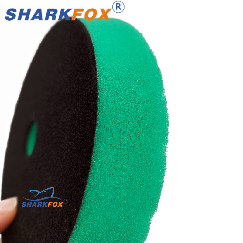 Sharkfox 5 bucăți/set 5"(125mm)/6"(150mm) Set de tampoane de lustruit din lână burete auto pentru polizor tampon DA/RO/GA epilare cu ceară
