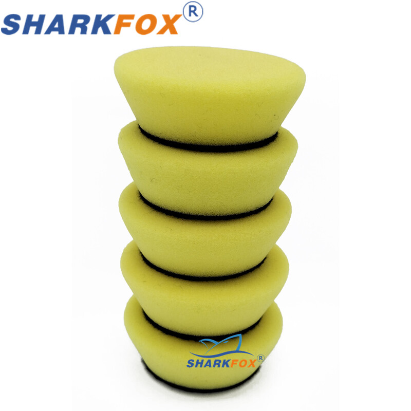 Set de mini tampoane de lustruit de 1 inch/2 inch Tampoane de lustruit pentru lustruire cu burete în formă de T Tampoane de lustruit pentru șlefuire mașină Ceruire Glazură de etanșare