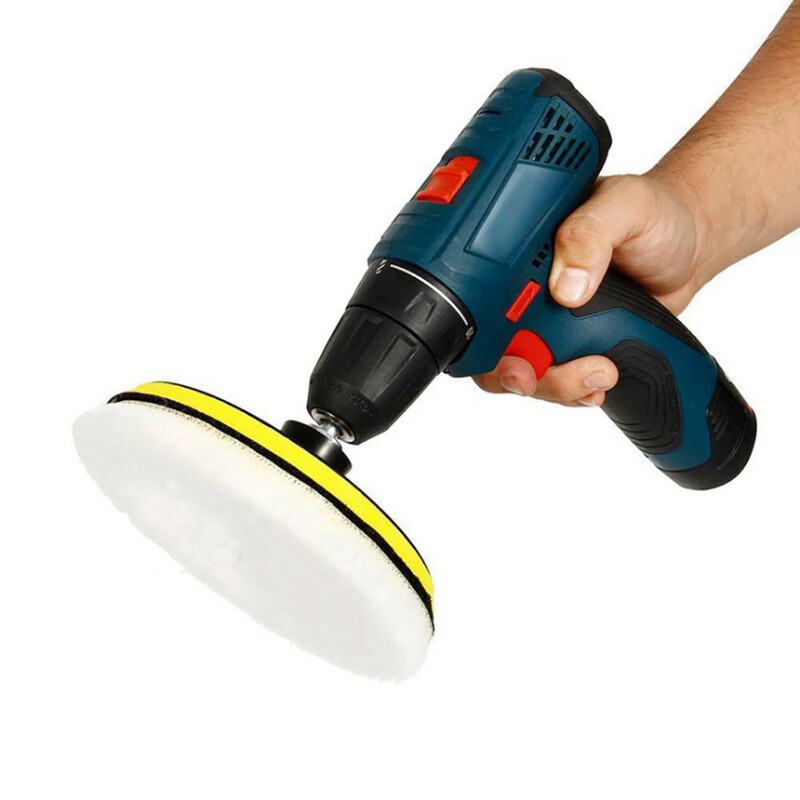 5 buc. Kit de lustruit 3/4/5 inch Tampoane de lustruit pentru mașină Disc burete pentru depilare cu ceară Roată de lână Tampoane de lustruit pentru îngrijirea vopselei auto Gadget auto