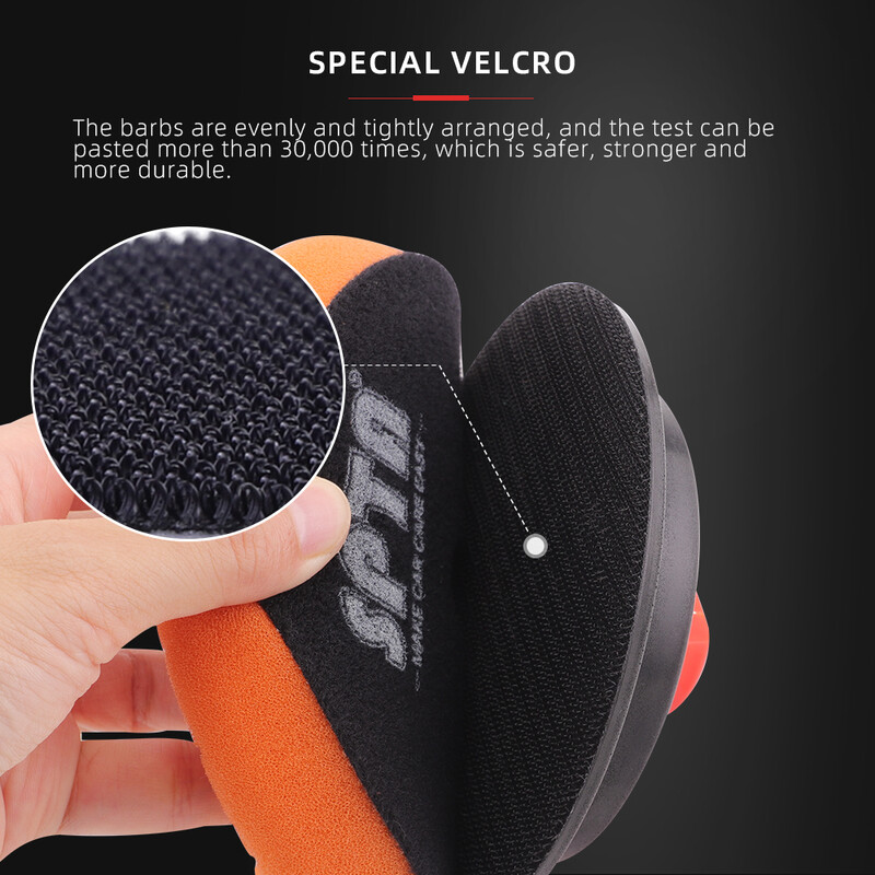 SPTA 5" 125mm 6" 150mm M14 5/8-16 Placă de suport cu filet Bucla cu cârlig Pad de lustruit pentru lustruire auto Disc profesional pentru polizor rotativ