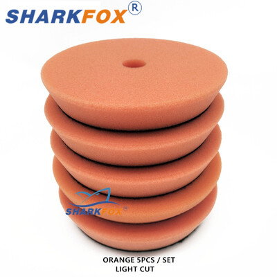Sharkfox 5Gb 3"(80mm)/5"(125mm)/6"(150mm) automašīnu pulēšanas pulēšanas spilventiņi T formas sūklis DA/RO/GA automašīnu bufera pulētājam