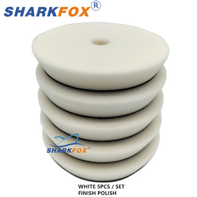 Sharkfox 5Gb 3"(80mm)/5"(125mm)/6"(150mm) automašīnu pulēšanas pulēšanas spilventiņi T formas sūklis DA/RO/GA automašīnu bufera pulētājam