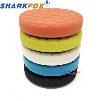 Sharkfox Car Polishing Pad Επαγγελματικό Προϊόν Γυαλίσματος Αυτοκινήτων για Αυτοκίνητο 5 ιντσών Σφουγγάρι Αυτοκινήτου Γυαλιστικό Μαξιλάρι για Γυάλισμα αυτοκινήτου