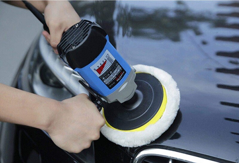 Tampă de lustruit din lână de 2 până la 7 inci Tampoane de lustruit din piele moale de oaie cu cârlig și buclă în spate Tampă de tăiere din lână pentru sticlă de mobilier de mașină