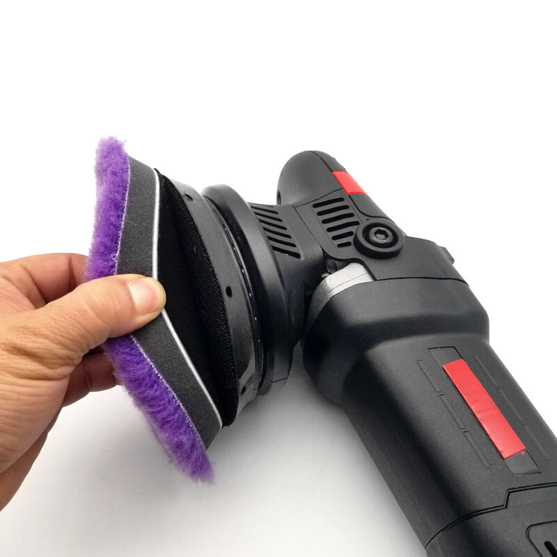 Mașină AUTOBRIGHT DA 5" Tampă de lustruit din lână Accesorii pentru spălarea mașinii Tavă de detaliu Dispozitive de curățare Detaliere automată pentru șlefuitor de mașini