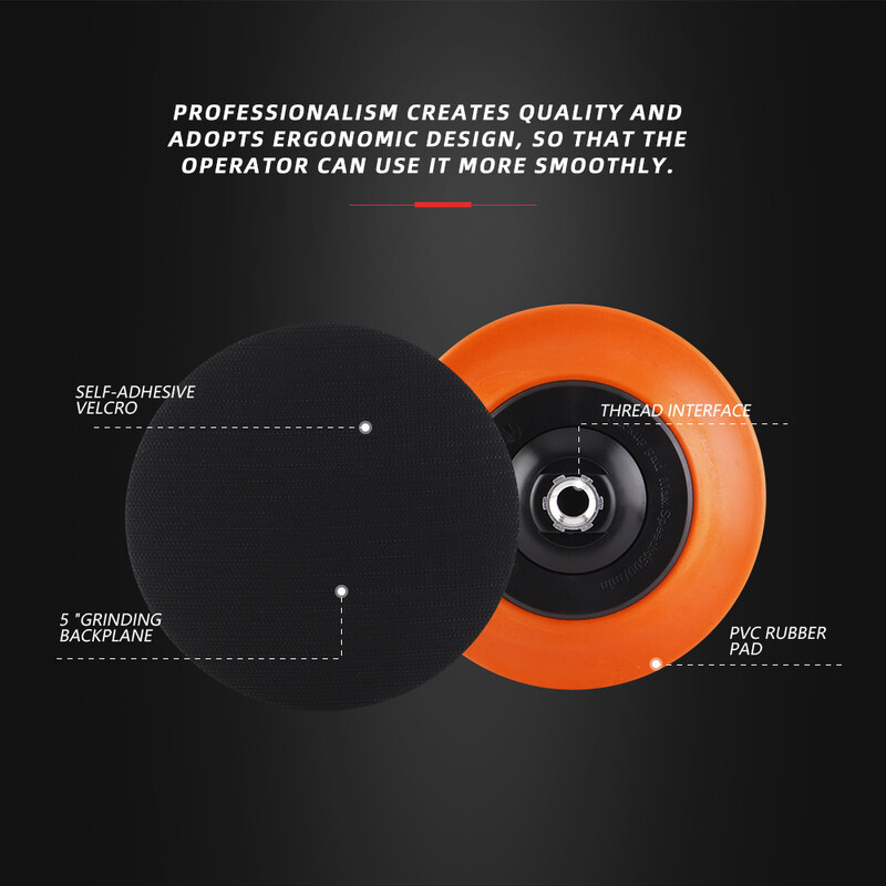 (Vânzare unică) SPTA M14 5"/6" Placă de susținere Suport dublă acțiune pentru lustruire mașină tampon tampon profesional