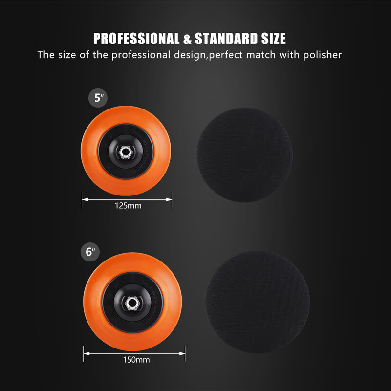 (Vânzare unică) SPTA M14 5"/6" Placă de susținere Suport dublă acțiune pentru lustruire mașină tampon tampon profesional