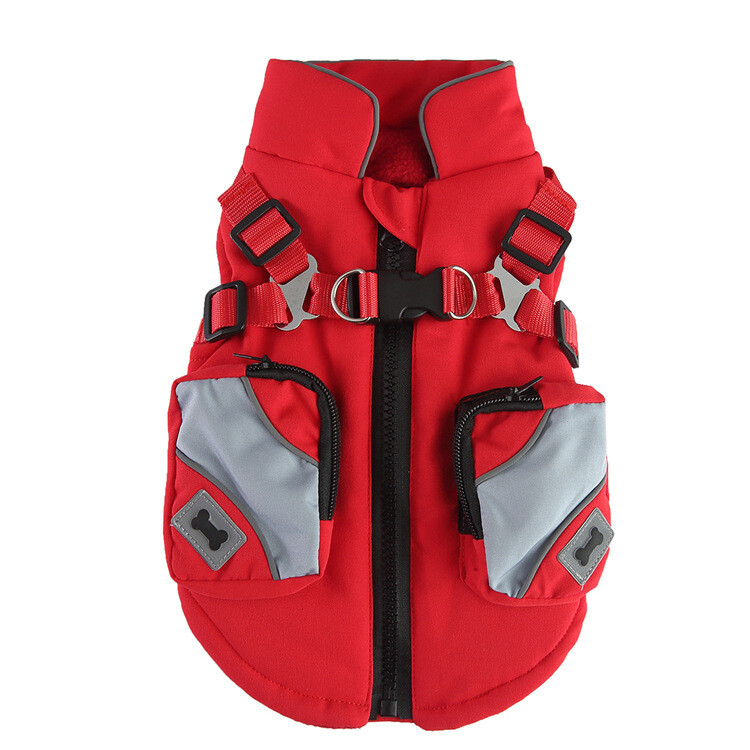 Paruošti didmeniniai šunų rūbai rudeniui ir žiemai, šilti ir pastorinti kačių medvilniniai paltai, šviesą atspindinčios petnešos, tarptautiniai šunų drabužiai Teddy Bichon