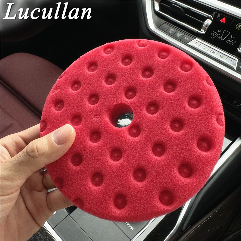 Lucullani 5-tolline seljalõike poleerimispadi sisaldab vahttaskuid, mis vabanevad järk-järgult, vähendavad imendumist ja kuumust