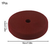 1 vnt. kempinės poliravimo pagalvėlės putplasčio poliravimo trinkelių rinkinys 7 colių šlifavimo diskas, skirtas automobilių vaškavimui, abrazyviniai įrankiai, dalys, priedai