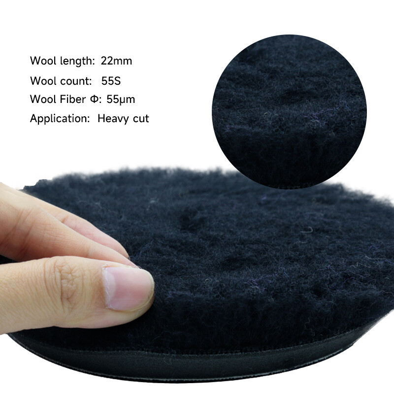 ÜKSIKASJAD Kiire kiirus 3/5/6 tolli 100% villane poleerimine poleerimine vahamispadi Villane DA poleerid rasked lõikepadjad