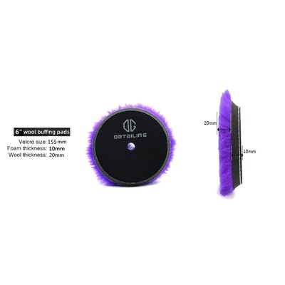 INFORMACIJA 5"/6" vilnos poliravimo diskas automobilių vaškavimas poliravimo padas Automobilių dažų priežiūra poliravimo trinkelės Automobilių plovimo priedai
