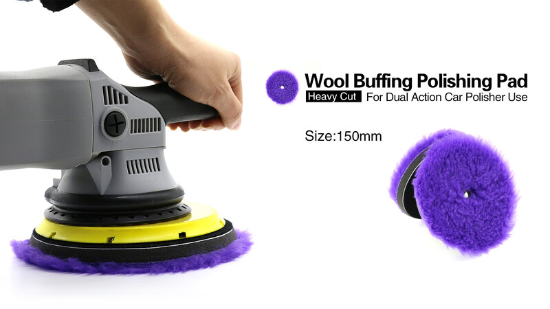 INFORMACIJA 5"/6" vilnos poliravimo diskas automobilių vaškavimas poliravimo padas Automobilių dažų priežiūra poliravimo trinkelės Automobilių plovimo priedai