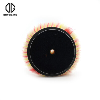 DUOMENYS 3 colių (80 mm)/5 colių (130 mm)/6 colių (155 mm) vilnos didelio tankio ėriukų poliravimo padas, skirtas automobilių poliruokliui, vaškavimas, poliravimas, poliravimas