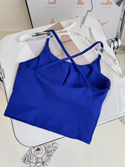 Sutien sport pentru femei Sutien de yoga sexy cu susținere ridicată Lenjerie sportivă cu impact Alergare Uscare rapidă Tank Top Fitness Gym Bralette căptușită