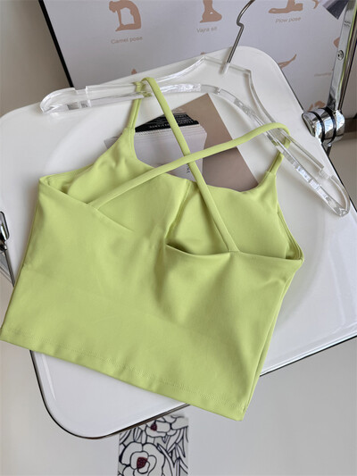 Sutien sport pentru femei Sutien de yoga sexy cu susținere ridicată Lenjerie sportivă cu impact Alergare Uscare rapidă Tank Top Fitness Gym Bralette căptușită