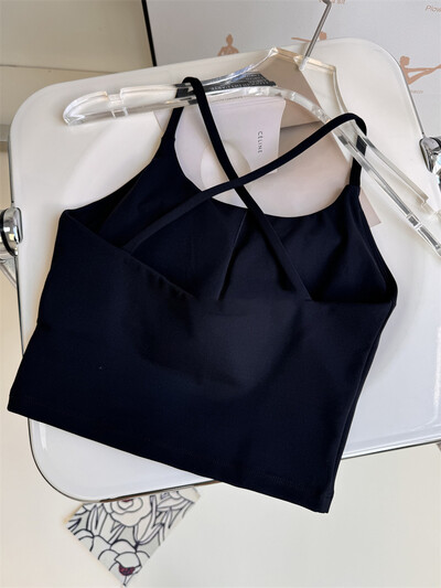 Sutien sport pentru femei Sutien de yoga sexy cu susținere ridicată Lenjerie sportivă cu impact Alergare Uscare rapidă Tank Top Fitness Gym Bralette căptușită