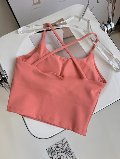 Sutien sport pentru femei Sutien de yoga sexy cu susținere ridicată Lenjerie sportivă cu impact Alergare Uscare rapidă Tank Top Fitness Gym Bralette căptușită