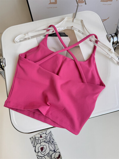 Sutien sport pentru femei Sutien de yoga sexy cu susținere ridicată Lenjerie sportivă cu impact Alergare Uscare rapidă Tank Top Fitness Gym Bralette căptușită