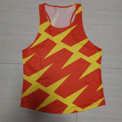 Vestă de alergare Atletism Tank Top Runnning Speed Cămașă de fitness Fără mâneci Îmbrăcăminte pentru bărbați Atlet Track Field Singlet Personalizare