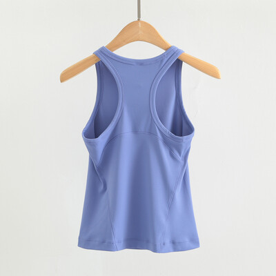 Dupe, maiou cu spate cu spatele curse, până la talie, pentru femei, moale, elastic în patru direcții, cămăși de yoga, de vară, respirabil