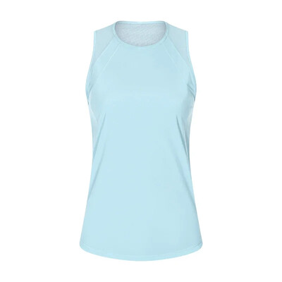 Lungimea șoldului Sculpt Tank Top, care elimină transpirația, cu croiala clasică, cămăși fără mâneci, plasă elastică în patru direcții, vestă ușoară pentru alergare Îmbrăcăminte de gimnastică