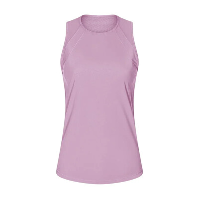 Lungimea șoldului Sculpt Tank Top, care elimină transpirația, cu croiala clasică, cămăși fără mâneci, plasă elastică în patru direcții, vestă ușoară pentru alergare Îmbrăcăminte de gimnastică