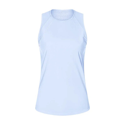 Lungimea șoldului Sculpt Tank Top, care elimină transpirația, cu croiala clasică, cămăși fără mâneci, plasă elastică în patru direcții, vestă ușoară pentru alergare Îmbrăcăminte de gimnastică