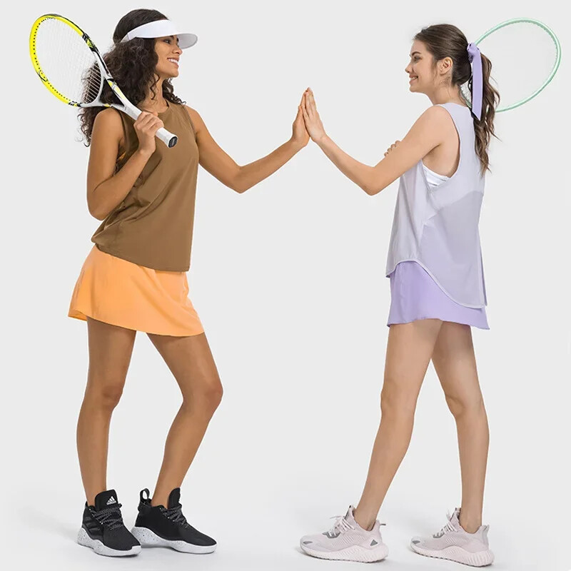 Lungimea șoldului Sculpt Tank Top, care elimină transpirația, cu croiala clasică, cămăși fără mâneci, plasă elastică în patru direcții, vestă ușoară pentru alergare Îmbrăcăminte de gimnastică