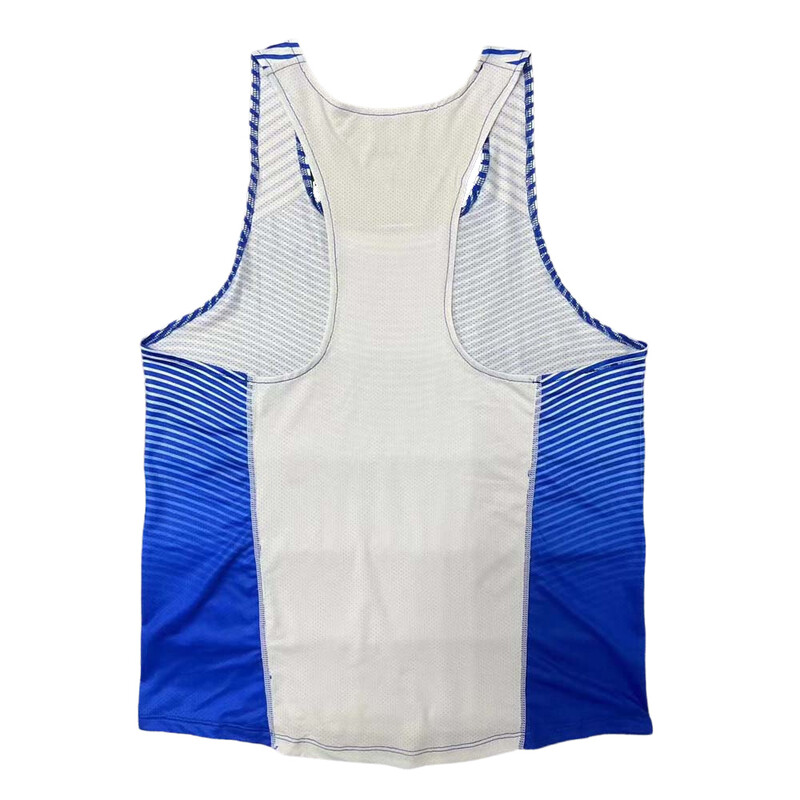 Vīriešu skriešanas maratona singleti bez piedurknēm sporta zāles apģērbi vīriešiem bezpiedurkņu veste vīriešiem, skriešanas vestes pielāgošana