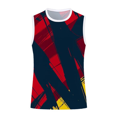 Maieu sport în aer liber pentru bărbați, maieu de vară, supradimensionat, respirabil, cu uscare rapidă, băieți, fitness, alergare, tricouri fără mâneci, maiuri