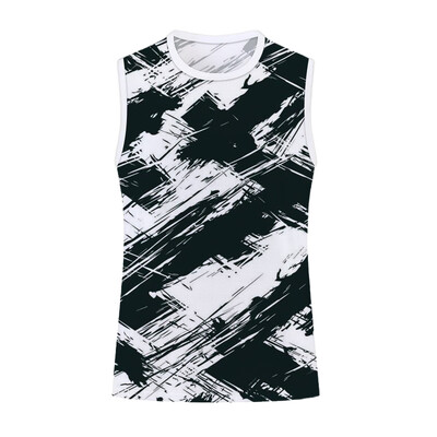 Tricou fără mâneci cu imprimeu Camo pentru bărbați, respirabil, cu uscare rapidă, îmbrăcăminte de fitness, haine de antrenament pentru alergare în aer liber