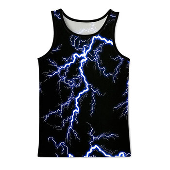 Graffiti PatternTank Top 3D Print Μπλούζες γυμναστικής Ανδρικά καλοκαιρινά streetwear γιλέκο μπάσκετ γρήγορου στεγνώματος Αμάνικο T-shirt Ανδρικά ρούχα